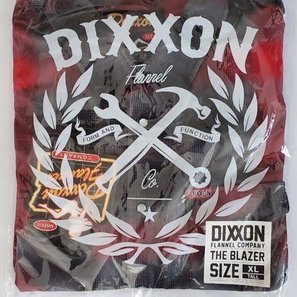 DIXXON Flannel CO Mens Limited Edition BLAZER Flannel Shirt XLTall NIB - Picture 7 of 9